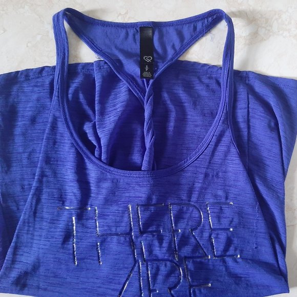 LiveLoveDream Small Blue Racerback TankTop - Picture 3 of 7
